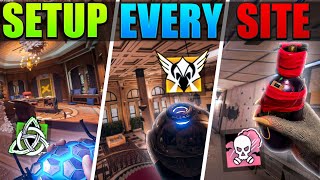 The BEST Site Setup For EVERY Bombsite In Rainbow Six Siege 2023 [upl. by Myrwyn993]