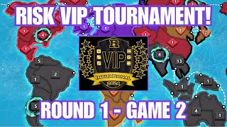 RISK VIPs Conquer the Classic RISK Map  RISK VIP Tournament [upl. by Eekcaj]