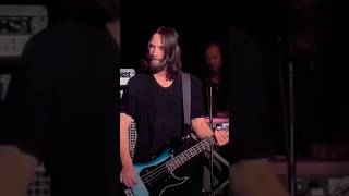 Keanu Reeves Play The Bass Line of quotJust Like Heavenquot Dogstar  Benefit Event In Seatle WA [upl. by Notgnirrab]