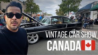 I nitingandhicanada WENT TO SEE A VINTAGE CAR SHOW IN QUALICUM BEACH [upl. by Oikim6]