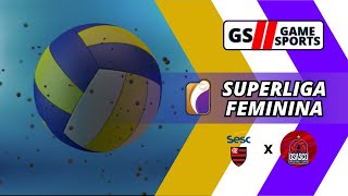 SESC FLAMENGO X OSASCO  SUPERLIGA FEMININA 2324  NARRAÇÃO AO VIVO [upl. by Yendic]