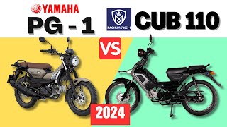 Yamaha PG1 vs Monarch Cub 110  Side by Side Comparison  Specs amp Price  2024 Philippines [upl. by Enner]