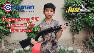 Crosman Airgun Pumpmaster 760 KIT Unboxing by Muhammad Abbas from Just Hunters [upl. by Leeland727]