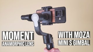 How to Use Moment Anamorphic Lens with a Gimbal Using a Counterweight [upl. by Atirma993]