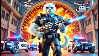 Police Cat Sacrificed 🐾Kitten Rises to Avenge 🐱⚔️cat cute catlover catvideos cutecat ai cat [upl. by Aidan]