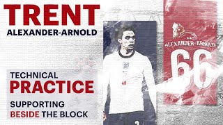 TRENT ALEXANDERARNOLD  SUPPORTING BESIDE THE BLOCK TECHNICAL PRACTICE [upl. by Leal253]