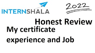 Internshala internship review internshala benefits  internshala internshalainternship [upl. by Dowski]