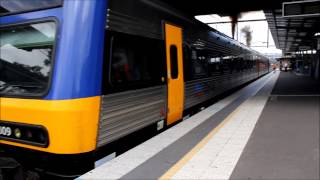 Inaugural CityRail BathurstCentrali Service arriving at Penrith Railway Station [upl. by Ayotal]