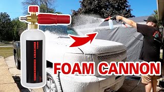 Best Foam Cannon Yet  YAMATIC  Foam amp Wash Tips [upl. by Crescin]