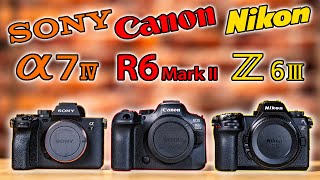 Nikon Z6 III vs Canon R6 Mark II vs Sony a7 IV Which Camera SHOULD You Buy [upl. by Atika]