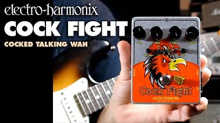 ElectroHarmonix Cock Fight Cocked Talking Wah Pedal Demo by Bill Ruppert [upl. by Shere]