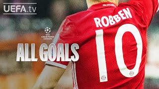 All UCL Goals ARJEN ROBBEN [upl. by Attevaj]