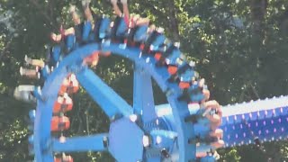 Oaks Park reopens AtmosFEAR ride after malfunction [upl. by Ermina]