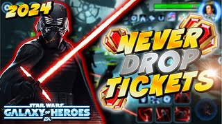 SWGoH  100 NO FAILURE Unlock Guide for Supreme Leader Kylo Ren SLKR [upl. by Eelimaj]