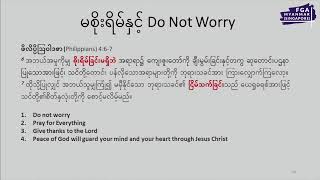 21 JULY 2024 SUNDAY SERVICE FGA MYANMAR SINGAPORE [upl. by Uni]