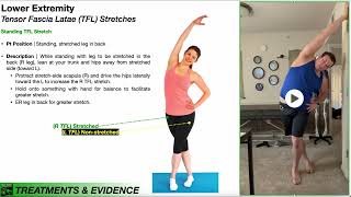 Tensor Fascia Latae TFL  Stretches for IT Band Syndrome [upl. by Htabmas206]