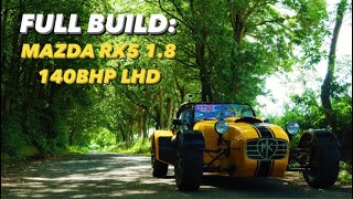 FULL BUILD MAZDA RX5 18 140BHP LHD mazda mx5 fullbuild kitcar bhp [upl. by Nalac]