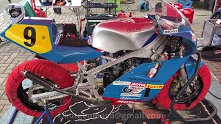 Mitter RGZ 400  upgraded Yamaha RD350 engine in Suzuki RG500 frame [upl. by Nyvlem790]