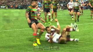 NRL 2013 Week 3 Finals Rabbitohs V Manly Sea Eagles [upl. by Aiouqahs409]