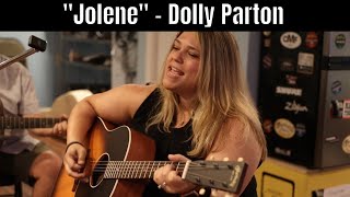 Jolene Dolly Parton acoustic cover by Beka Jones LIVE at Blues Creek Guitars [upl. by Nediarb508]