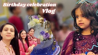 Vrushali’s 4th birthday celebration 🎂Aamantran vjvlogs06 birthday celebration hyderabad [upl. by Nomad121]