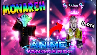 SHINY MAX LEVEL MONARCH OKARUN IS HONESTLY INSANE Anime Vanguards Update 15 [upl. by Sert]