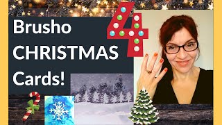 Brusho Christmas Cards Anyone can make [upl. by Jeremy258]