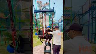 Bungee jumping karna pada bhari 😲 minivlog shorts dailyvlog bungeejumping [upl. by Attelrac]