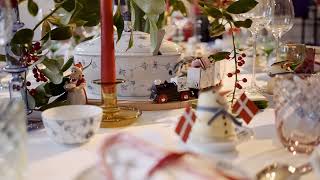 Royal Copenhagens Christmas Tables  Isabella and Nikolai Stokholm [upl. by Enyawal]