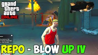 GTA Online  Repo  Blow Up IV Simeon  Mission Walkthrough Gameplay [upl. by Orbadiah]