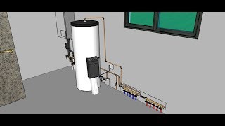 CHAUFFE EAU THERMODYNAMIQUE BRANCHEMENT ET FONCTIONNEMENT [upl. by Sanborne480]