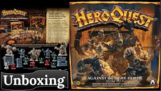 HeroQuest Against the Ogre Horde  Unboxing [upl. by Enimsay]