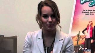 Bridgit Mendler Interview GLC Its Christmas Perfect Date Music amp More [upl. by Jennifer534]