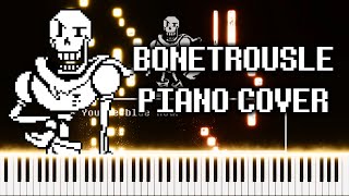 Undertale  Bonetrousle  Piano Cover 🎹 [upl. by Asaeret]