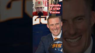 Scotty Is good CFB Huskers UTEP GBR Nebraska Football Week1 [upl. by Eelyam]