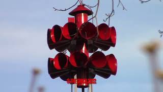 Yaphank NY  Refurbished Federal Signal 3T22  Steady HiLo Fire Signal  22122 [upl. by Eecyac283]