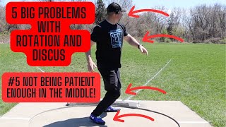 QUIT OPENING UP SO DANG EARLY  Top 5 Problems with Rotational Shot Put and Discus Throwers [upl. by Innavoeg]