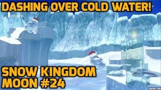 Super Mario Odyssey  Snow Kingdom Moon 24  Dashing Over Cold Water [upl. by Nagek53]