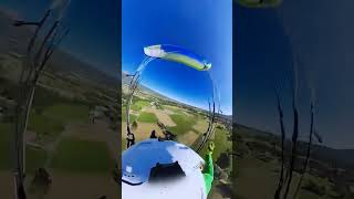 Wingover Fail😅 galojstersek6115 mountains paragliding insta360 gleitschirm parapente fail [upl. by Kannav]