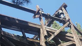 Grizzly River Run Rapids  Under lift hill amp Pelton Wheel Exterior Disney California Adventure 2024 [upl. by Anoid]