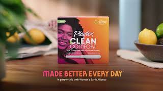 New Playtex Clean Comfort™ Made Better Every Day™ [upl. by Vitale]