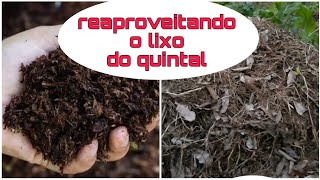 compostagem simplestransforme o lixo do seu quintal em adubo [upl. by Lapo]