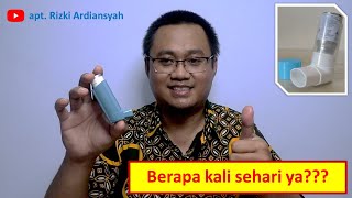 Sehari bisa berapa kali hirup ya  Inhaler qna [upl. by Akinhoj]