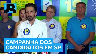 Veja como foi o dia de campanha dos candidatos à Prefeitura de São Paulo nesta terça 22 [upl. by Florin]