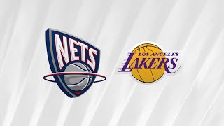 New Jersey Nets v Los Angeles Lakers  Kobe Era  NBA 2K24 [upl. by Terhune]