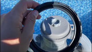 How To Stop Pool Filter From Leaking Water  Bestway Steel Pro Max [upl. by Jacklyn302]