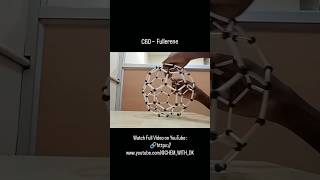 How to make a Fullerene Model  chemistry project carbon tamil [upl. by Heymann885]