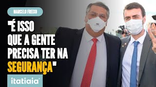 FREIXO PARABENIZA FLÁVIO DINO POR AÇÃO CONTRA CRIME ORGANIZADO NO RIO [upl. by Noryt470]