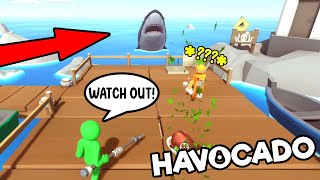 Ragdolls Hunting Huge Shark  Havocado Gameplay [upl. by Lednor]