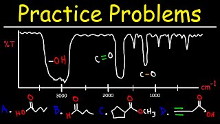 IR Spectroscopy  Practice Problems [upl. by Pisarik]